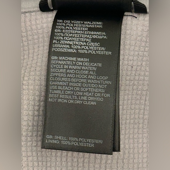 The North Face Women’s Canyon Wall Vest Grey Size Small Full Zip EUC - Picture 8 of 10